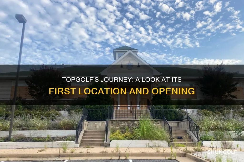 when did top golf open