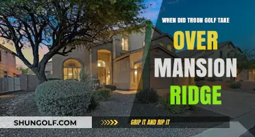 Troon Golf's Takeover of Mansion Ridge: A Timeline Overview