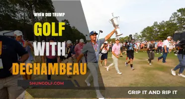 Trump and DeChambeau's Golf Outing: A Timeline of Their Round