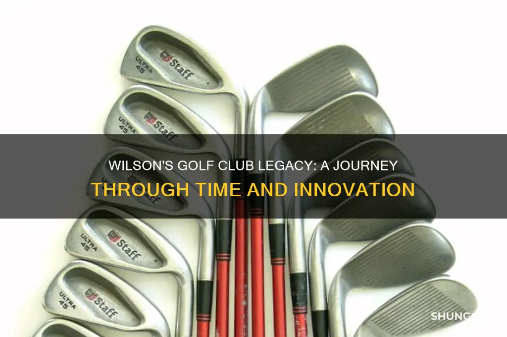 when did wilson start making golf clubs