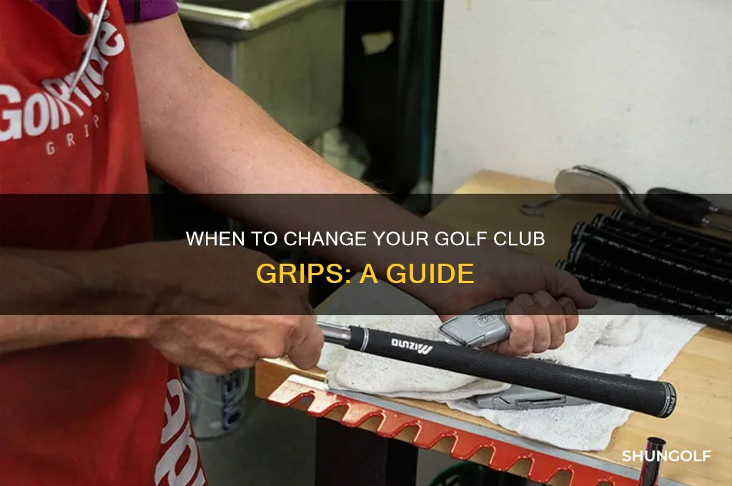 when do change the grip of golf clubs