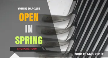 Spring Golf Season: When Do Clubs Open Their Doors?