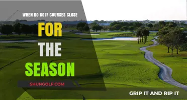 When Do Golf Courses Close for the Season?