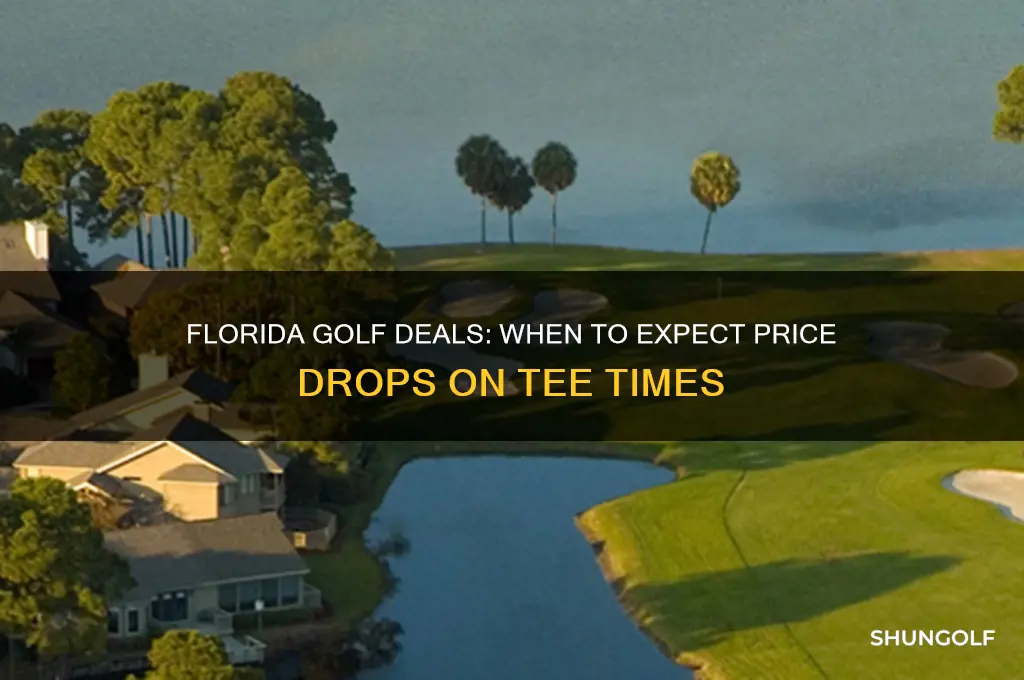 when do golf prices drop in florida