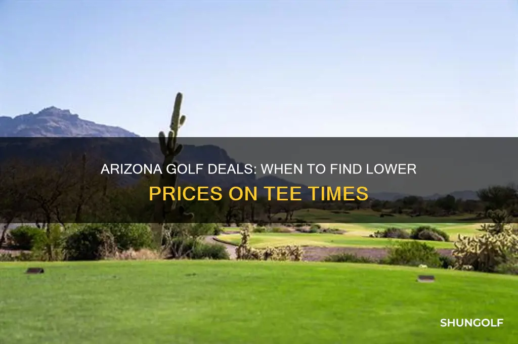 when do golf prices go down in arizona
