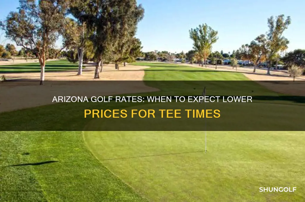 when do golf rates drop in arizona