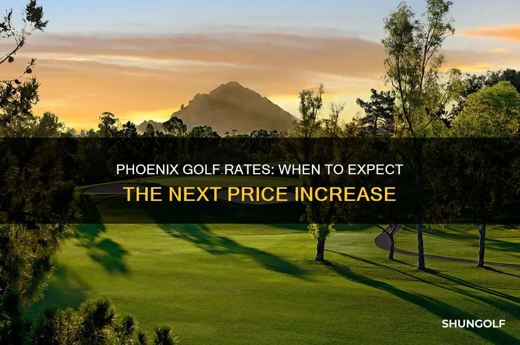 when do golf rates go up again in phoenix