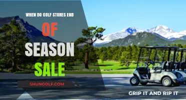 Golf Stores' End-of-Season Sale: Timing and Best Deals