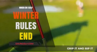 Winter Golf Rules: When Do They End?