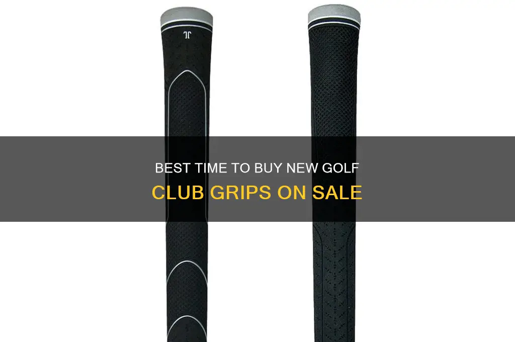 when do new golf club grips go on sale