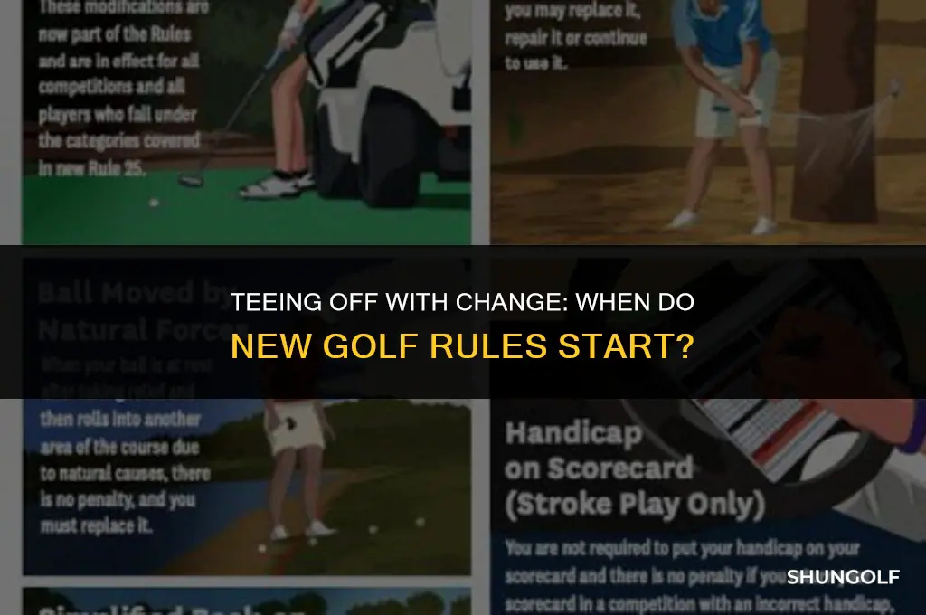 when do new golf rules start