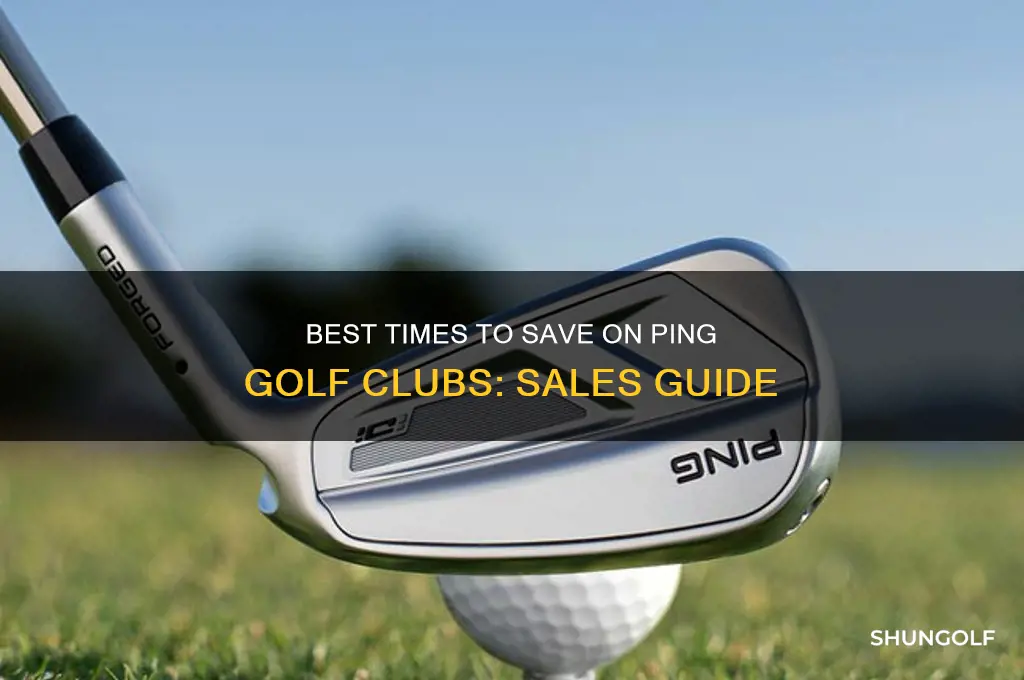 when do ping golf clubs go on sale