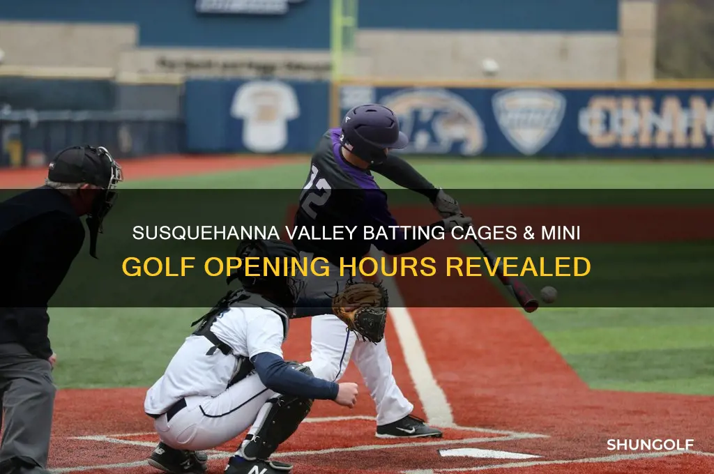 when do susquehanna valley batting cages and mini golf open