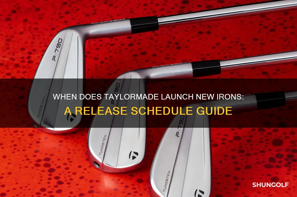 when do taylormade release new irons