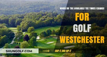 When Do Golf Westchester Tee Times Update? A Guide
