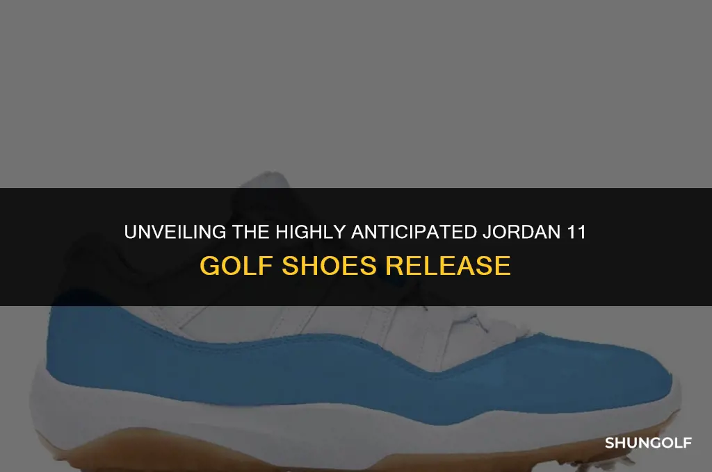 when do the jordan 11 golf shoes release