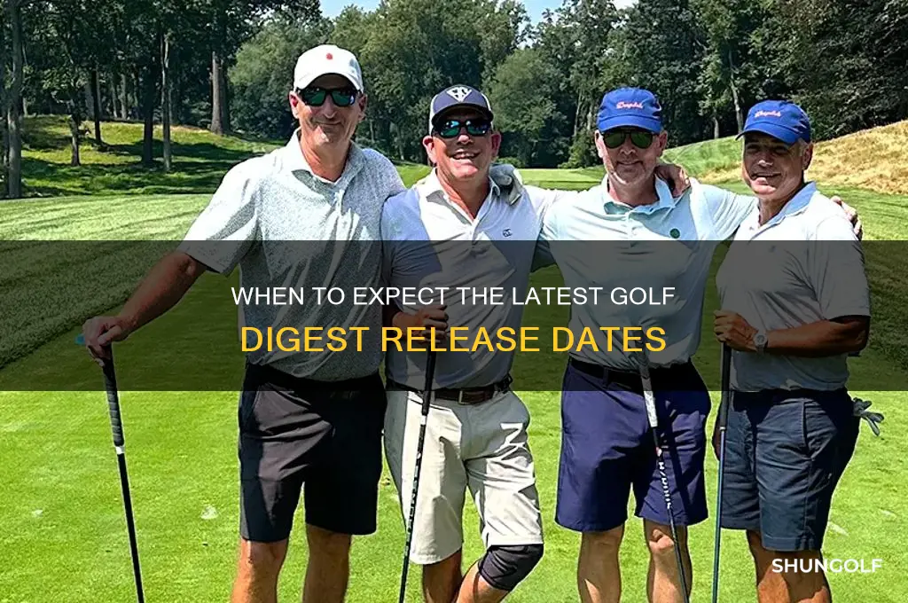 when do the new golf digest come out