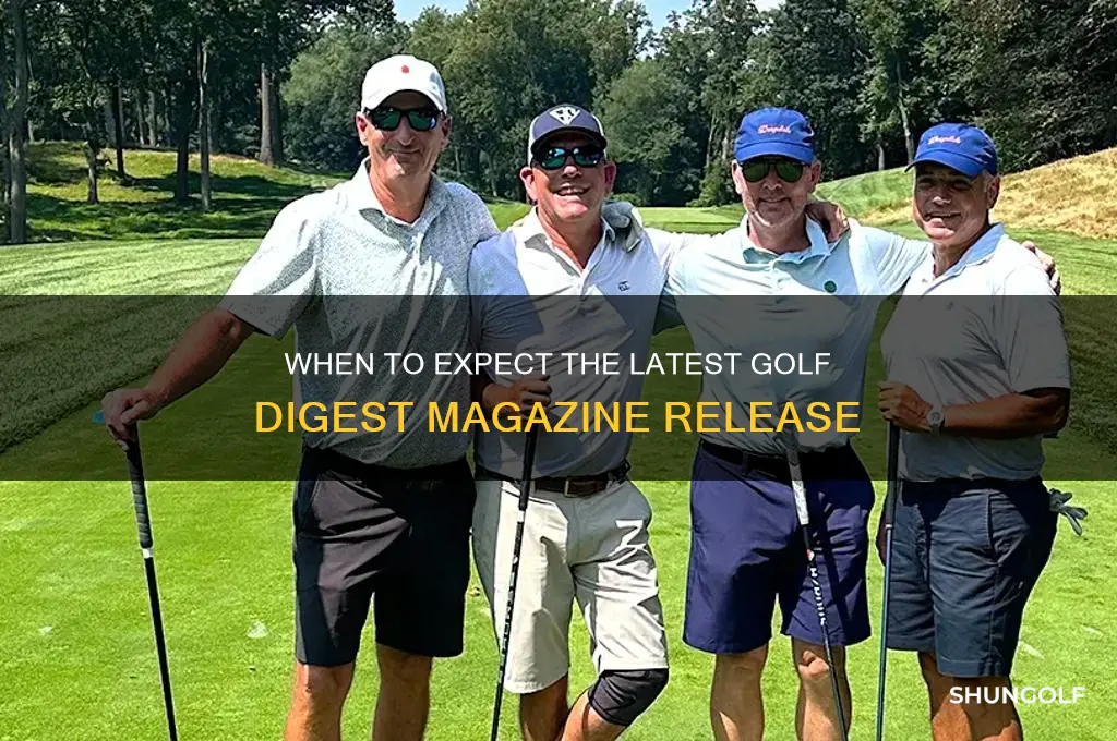 when do the new golf digest magazine come out