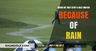 When Does Rain Halt a Golf Match: Weather Rules Explained