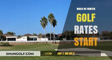 Tee Off to Savings: When Do Winter Golf Rates Begin?