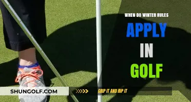 When Do Winter Golf Rules Apply: A Comprehensive Guide