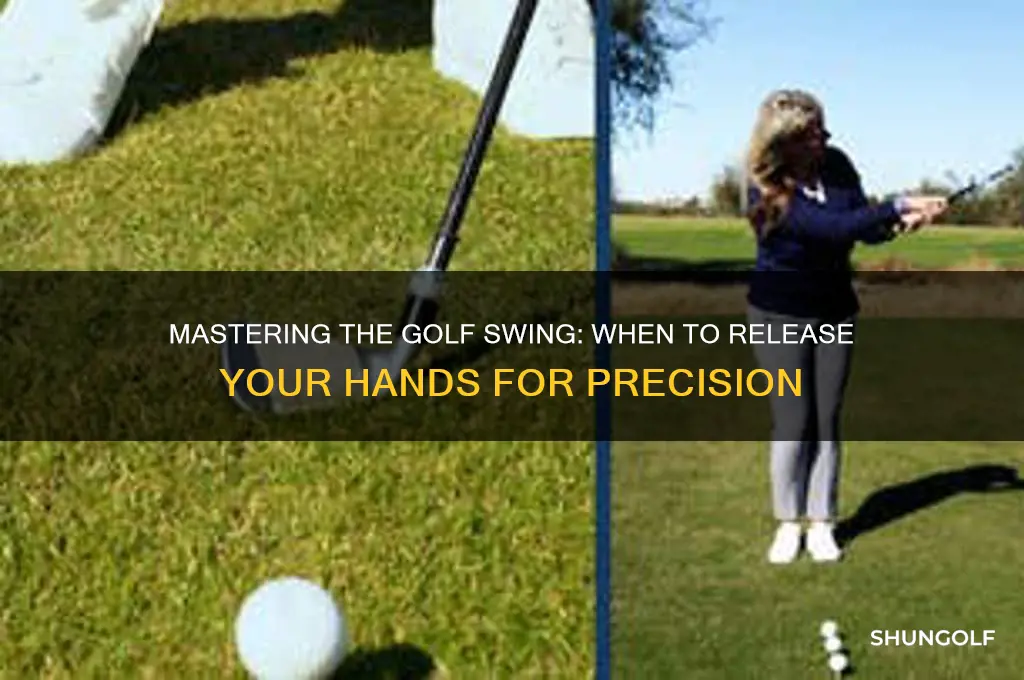 when do you release the hands in golf club