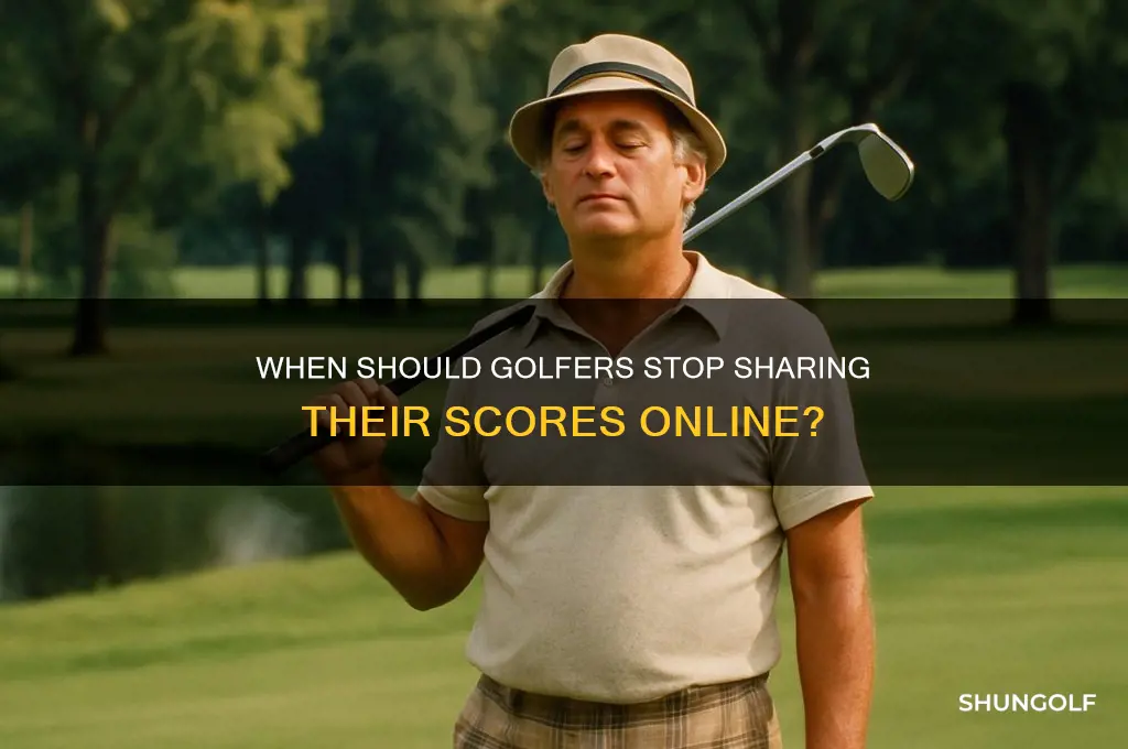 when do you stop posting golf scores