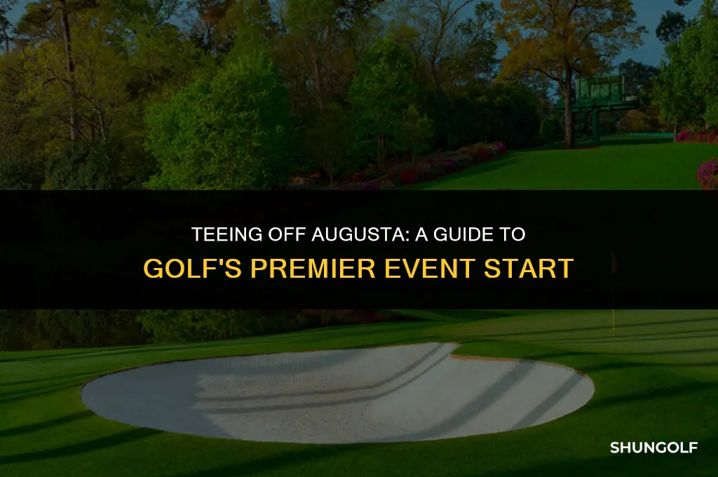 when does augusta golf start