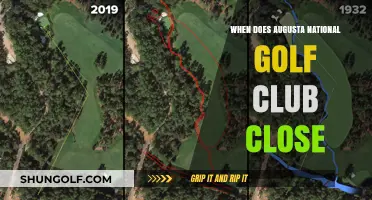 Augusta National Golf Club's Seasonal Closure Dates Explained