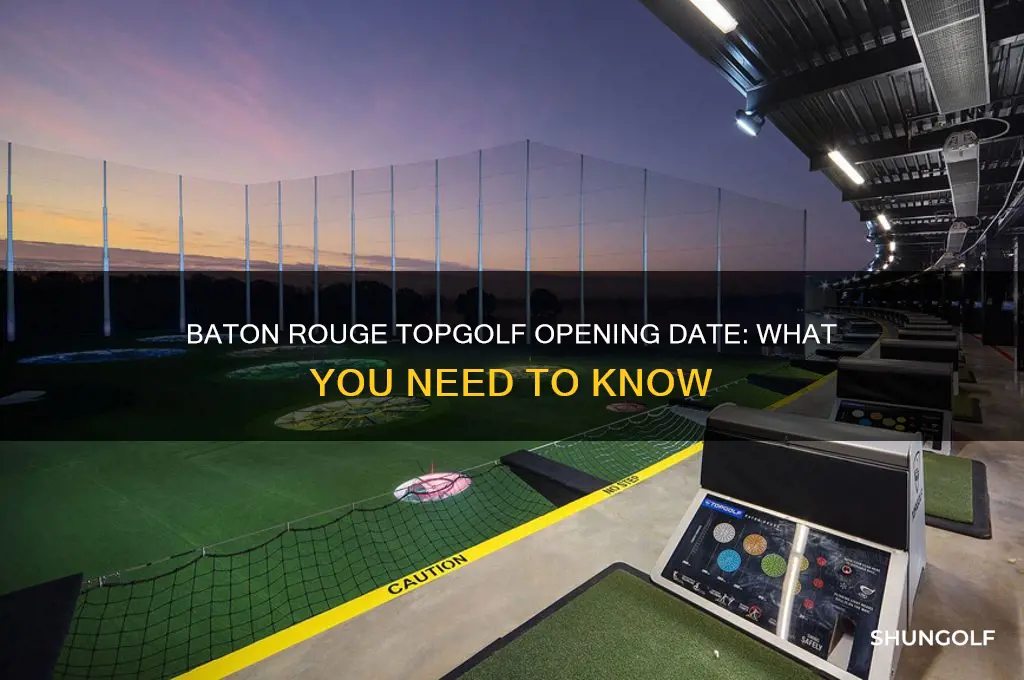 when does baton rouge top golf open