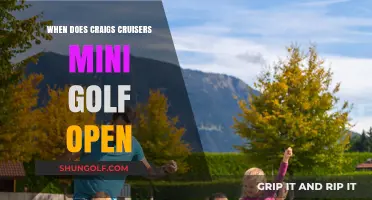 When Does Craig's Cruisers Mini Golf Open: Hours & Tips