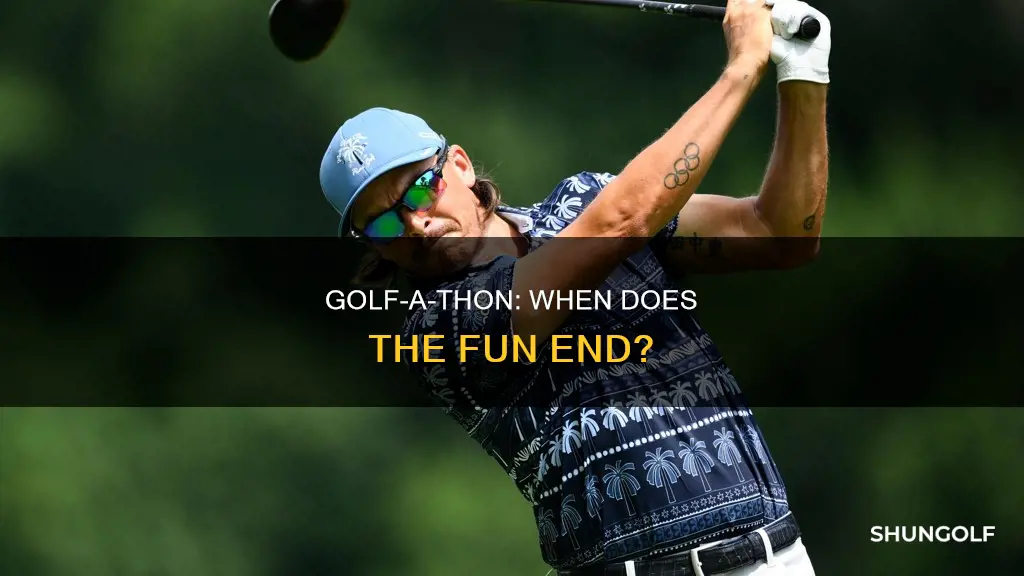 when does golf a thon end