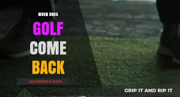 Golf's Return: When to Expect the Sport Back