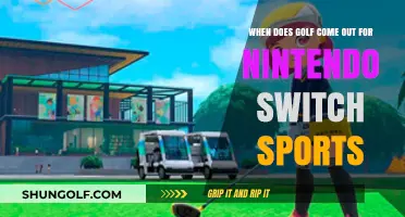 Golf's Arrival in Nintendo Switch Sports: Release Date Revealed