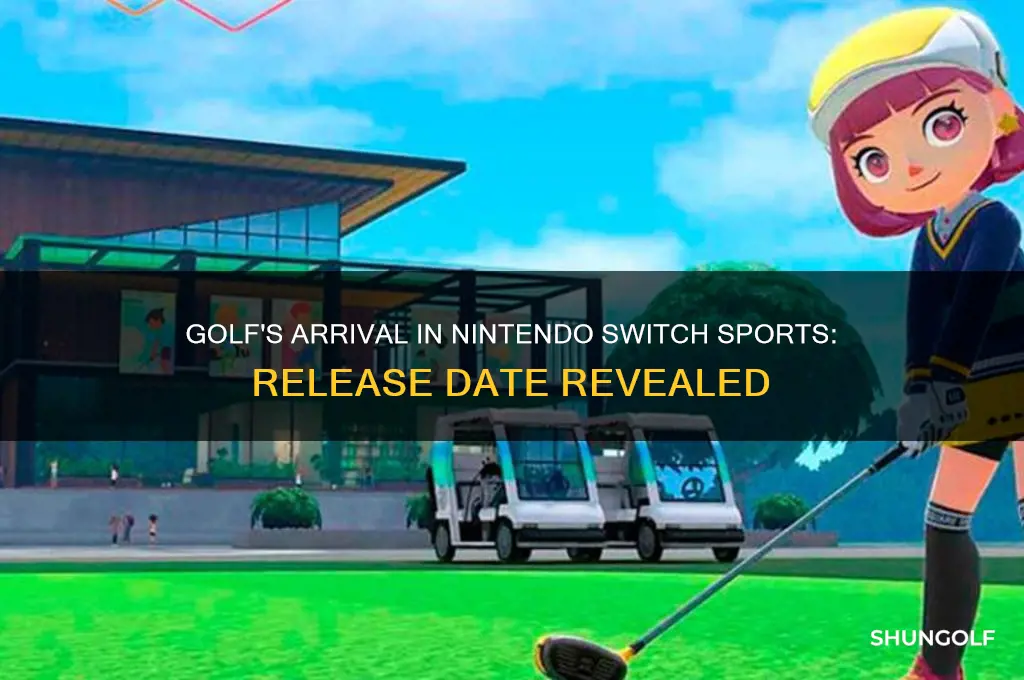 when does golf come out for nintendo switch sports