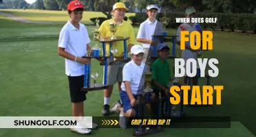 Teeing Off Young: When Does Golf for Boys Begin?