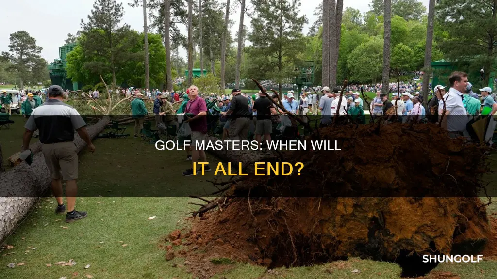 when does golf masters end