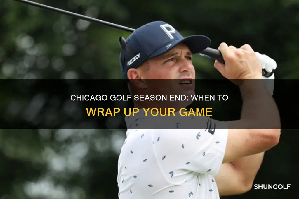 when does golf season end in chicago