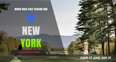 When Does Golf Season End in New York?