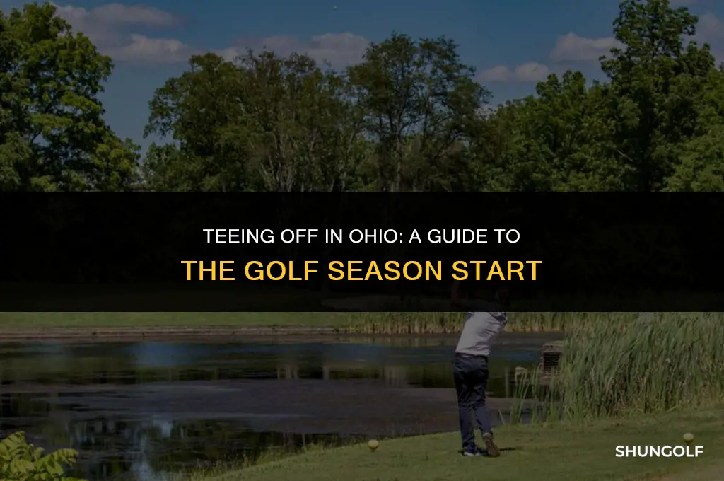 when does golf season start in ohio