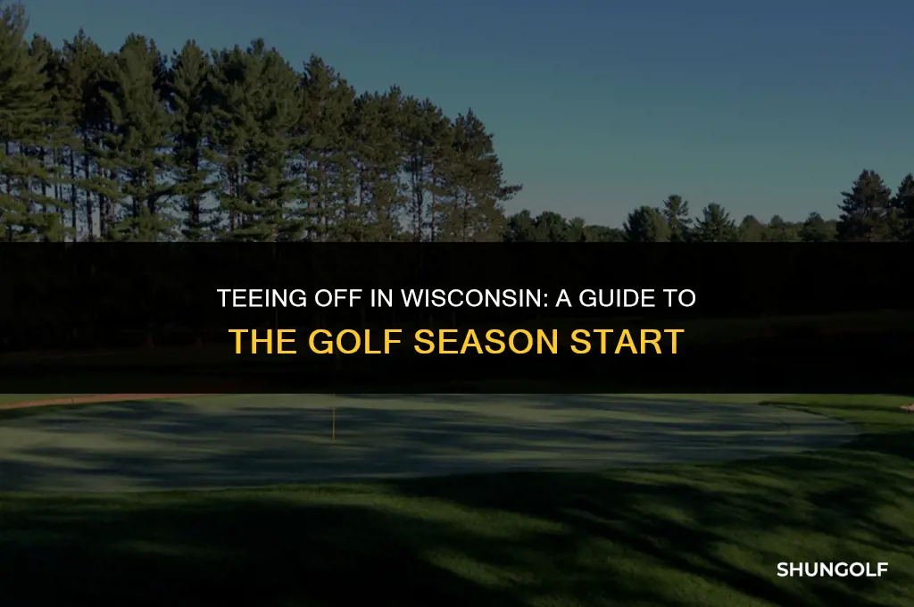 when does golf season start in wisconsin