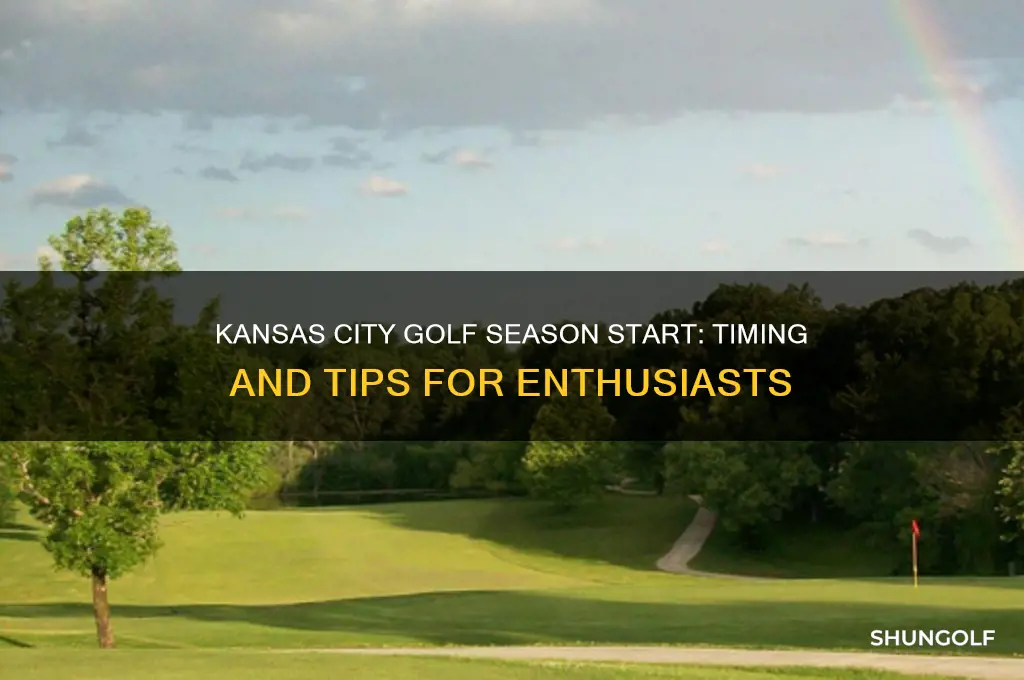 when does golf season typically begin in kansas city