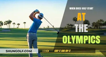 Teeing Off at the Olympics: A Guide to Golf's Start Date