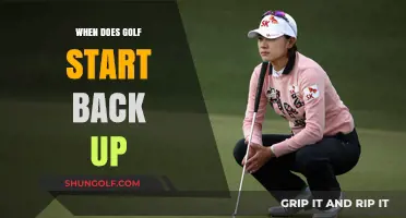 Teeing Off Again: The Return of Golf Post-Hiatus