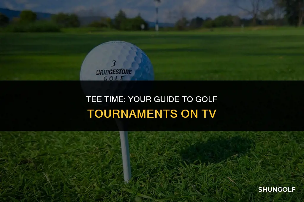 when does golf start on tv
