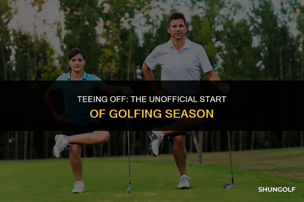 when does golfing season start