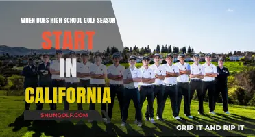 Teeing Off: California High School Golf Season Start Dates