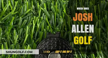 Josh Allen's Golfing Habits: When and Where