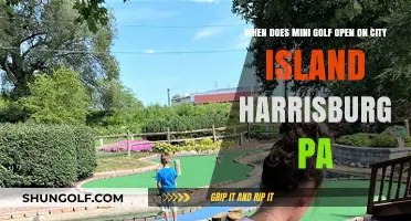City Island Harrisburg PA Mini Golf Opening Hours Guide