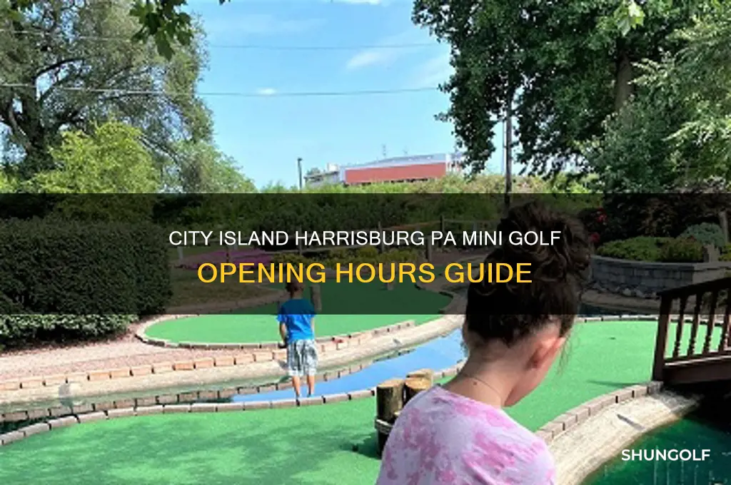 when does mini golf open on city island harrisburg pa